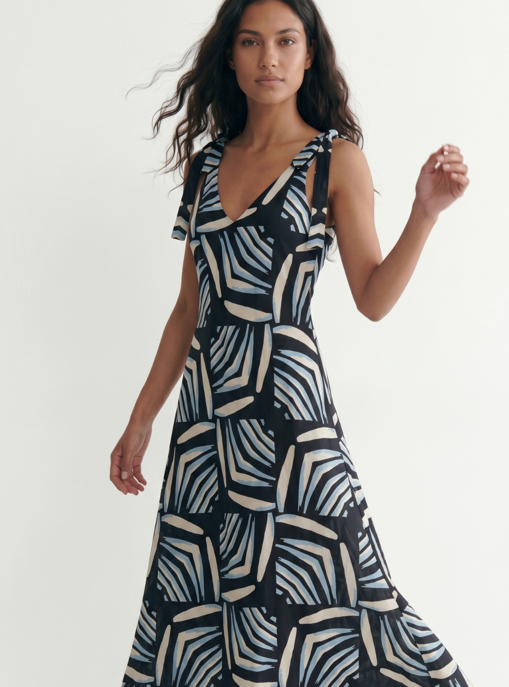 GÖCEK Dress Zebra